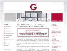 Tablet Screenshot of gaetcke-insolvenzverwaltung.de